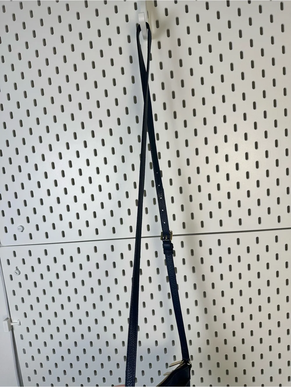 Michael Kors Fulton Crossbody Bag in Dark Blue Pebble Leather